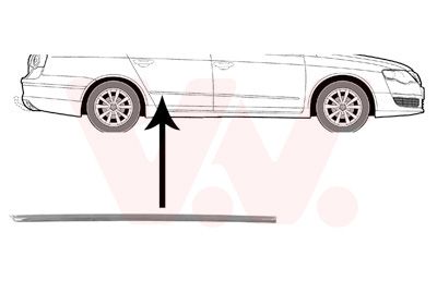 VAN WEZEL Облицовка / защитная накладка, дверь 5839406